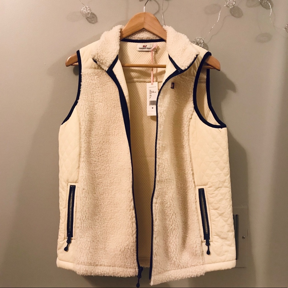 Vineyard Vines Sherpa Vest NWT